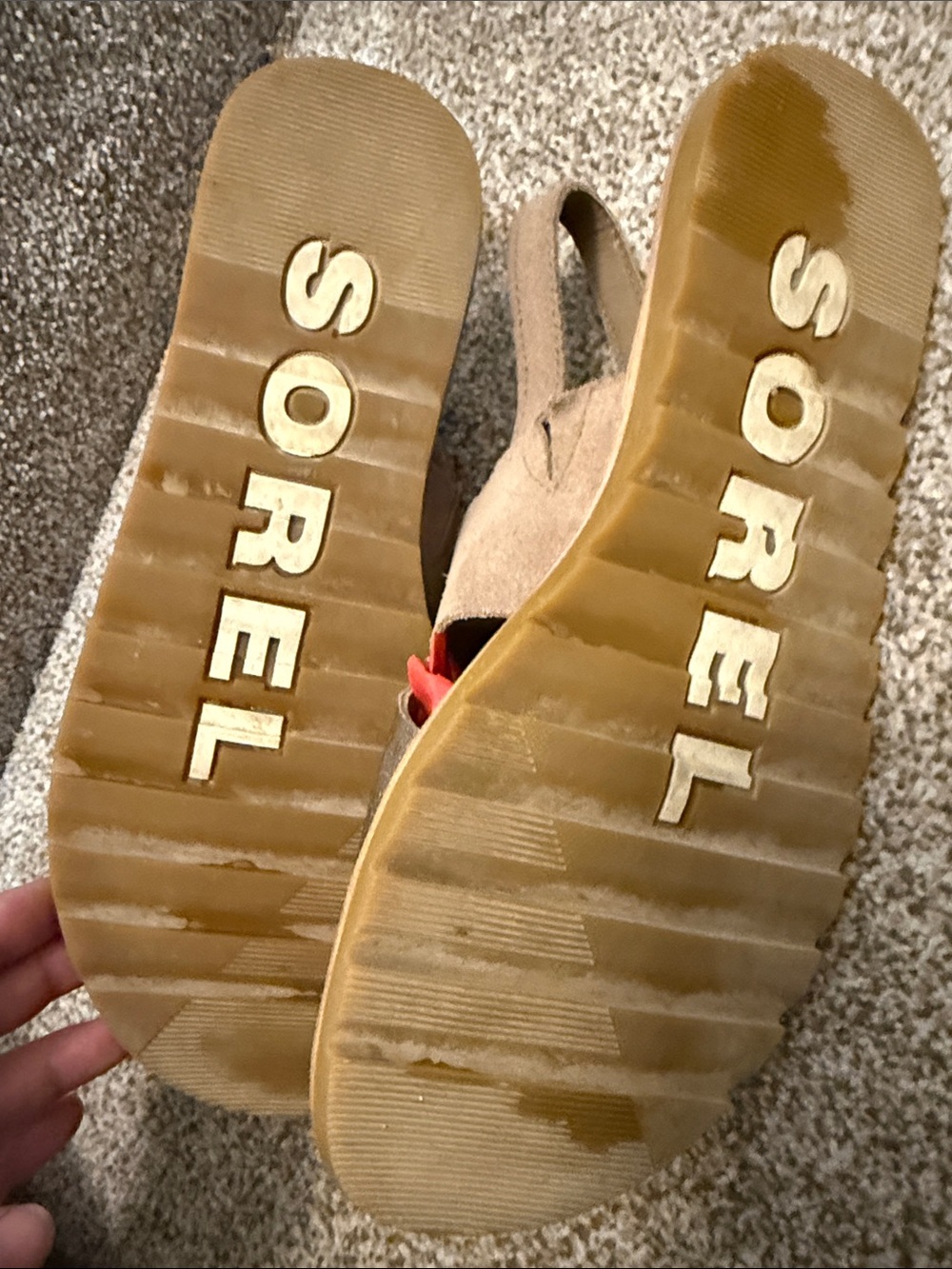 Sorel Women’s Two-Tone Slingback Sandals in Taupe and Metallic| 7 - Picture 7 of 9